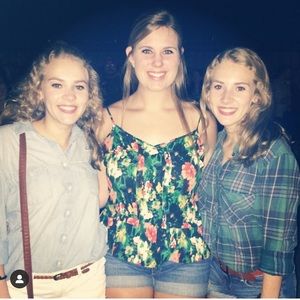 Abercrombie & Fitch Green/blue flannel long sleeve